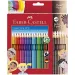 Faber-Castell: GRIP olovke za bojanje set od 24 komada s 6 olovaka boje kože