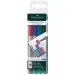Faber-Castell: Multimark set markera za foliju M – 4 komada