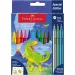 Faber-Castell: Set flomastera s dinosaurima, 10+3 komada