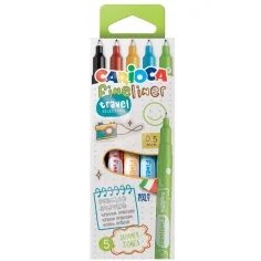 Fineliner Travel Selection set od 5 igličastih flomastera 0,5 mm - Carioca