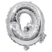 Folija balon u obliku slova srebrne boje – slovo Q 32 cm