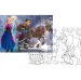 Frozen tim 2 u 1, puzzle od 108 dijelova i bojanka 70x50 cm – Lisciani