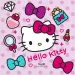 Hello Kitty papirnati set – 2-slojni, 33x33 cm, 20 komada