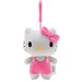 Hello Kitty plišana torbica s privjeskom, 12 cm - ružičasta