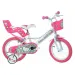 Hello Kitty ružičasto-bijeli dječji bicikl veličine 16 - Dino Bikes bicikl