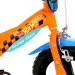 Hot Wheels 12” dječji bicikl s držačem za bocu i pomoćnim kotačima u narančasto-crnoj boji – Dino Bikes bicikl