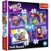 Inside Out 2: Izvrnuto obrnuto 4 u 1 puzzle - Trefl