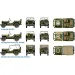 Italeri 1/72 Willys Jeep 1/4 ton 4x4 vojna vozila set maketa od 2 komada