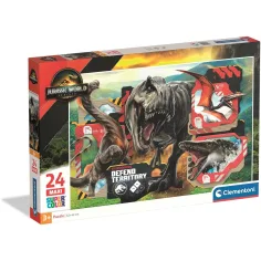 Jurassic World Maxi Super Color 24-dijelni puzzle - Clementoni slika 1