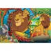 Kralj lavova 2 u 1 puzzle od 24 dijela i bojanka 50x35 cm - Lisciani