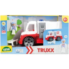 LENA: Truxx vozilo hitne pomoći s dodacima u kutiji, 31 cm slika 1