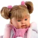 Llorens: Alexandra, 42 cm-ova plačuća beba s dudom i ružičastim šalom s resicama