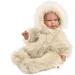 Llorens: Alicia, 45 cm-ova plačljiva beba s dudu u baršunastom kaputu