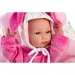 Llorens: Bimba novorođena beba s ružičastom nosiljkom s motivom zeca 35 cm