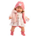 Llorens: Carla, 42 cm plačuća lutka s dudom u kapici sa srcima