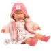 Llorens: Carla, 42 cm plačuća lutka s dudom u kapici sa srcima