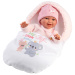 Llorens: Chloe 38 cm plačuća lutka s vrećom za spavanje
