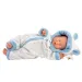 Llorens: Dječak beba u pidžami s uzorkom rode, mekan, 31 cm
