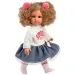 Llorens: Elena, 35 cm visoka lutka s kovrčavom kosom u suknji