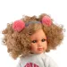 Llorens: Elena, 35 cm visoka lutka s kovrčavom kosom u suknji