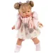 Llorens: Joelle, 38 cm-ova plačljiva beba s dudu u haljini s uzorkom balona na vrući zrak.