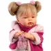 Llorens: Joelle 38 cm-ova plačuća beba s dudu u ružičastom kaputu