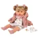 Llorens: Julia, 42 cm-ova plačuća beba s dudu u ružičastom kaputu