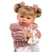 Llorens: Julia, 42 cm-ova plačuća beba s dudu u ružičastom kaputu