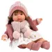 Llorens: Lola, 38 cm-ova plačljiva beba s dudom i pletenom kapom
