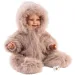 Llorens: Luka, 45 cm dugačka nasmijana beba s dudu u baršunastom kaputu