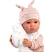 Llorens: Luna 45 cm plačljiva beba s jastukom na točkice
