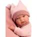 Llorens: Nica novorođena djevojčica u ružičastoj haljini s jastukom 38 cm
