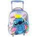 Luna: Disney Stitch dječji ruksak za vrtić na kotačićima, 2 pregrade, 27x10x31 cm