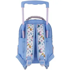 Luna: Disney Stitch dječji ruksak za vrtić na kotačićima, 2 pregrade, 27x10x31 cm slika 2
