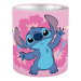 Luna: Disney Stitch metalni cilindrični držač za pisaći pribor 10x11 cm