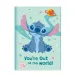 Luna: Disney Stitch tajni dnevnik s lokotom i kemijskom s pomponom 12x18 cm, 60 listova