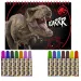 Luna: Jurassic World set za bojanje sa šablonom i naljepnicama 54 x 47 cm slika 2