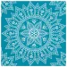 Mandala plavo-bijela dvoslojna papirnata salveta, pakiranje od 20 komada.