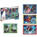 Marvel: Osvetnici 4u1 Supercolor puzzle - Clementoni