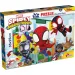 Marvel Spidey 2 u 1, puzzle od 24 dijelova i bojanka 35x25 cm - Lisciani