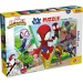 Marvel Spidey borba 2 u 1, puzzle od 24 dijelova i bojanka 50x35 cm - Lisciani