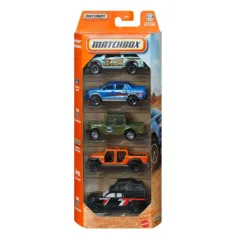 Matchbox: Off-Road Camping set od 5 autića 1/64 - Mattel