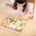 Melissa &amp; Doug Push to Pop Puzzle – Sretne koke drvena razvojna slagalica - Spin Master