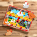 Melissa &amp; Doug Push to Pop Puzzle – Sretne koke drvena razvojna slagalica - Spin Master