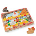 Melissa &amp; Doug Push to Pop Puzzle – Sretne koke drvena razvojna slagalica - Spin Master