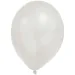 Metalik pastelno bijeli baloni – set od 8 komada