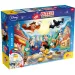 Mickey Mouse - Detektiv 2 u 1 puzzle od 108 dijelova i bojanka 50x35 cm - Lisciani