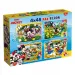 Mickey Mouse 2 u 1 maxi puzzle s 4x48 dijelova i bojanka 35x25 cm - Lisciani