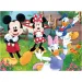 Mickey Mouse 2 u 1, puzzle od 24 dijela i bojanka 35x25 cm - Lisciani