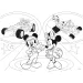 Mickey Mouse 2 u 1 puzzle sa 24 dijela i bojanka 50x35 cm - Lisciani